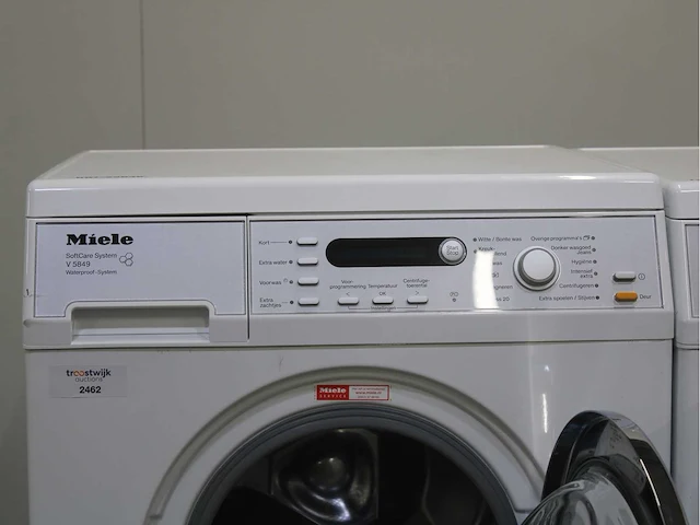 Miele v 5849 softcare system wasmachines & miele t 8843 c softcare system wasdrogers - afbeelding 3 van  8