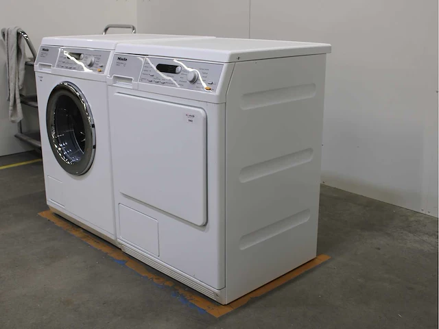 Miele v 5849 softcare system wasmachines & miele t 8843 c softcare system wasdrogers - afbeelding 7 van  8