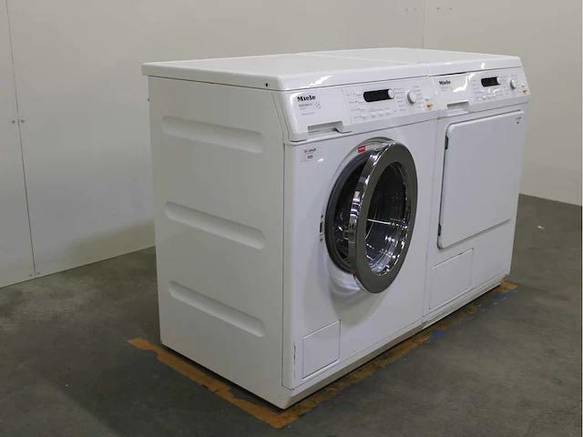 Miele v 5869 softcare system wasmachine & miele t 8823 c softcare system wasdroger - afbeelding 4 van  8