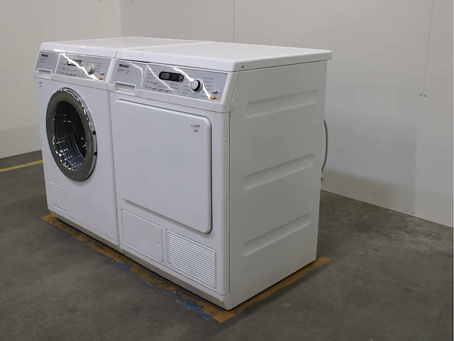 Miele v 5869 softcare system wasmachine & miele t 8873 wp edition 111 wasdroger - afbeelding 7 van  8
