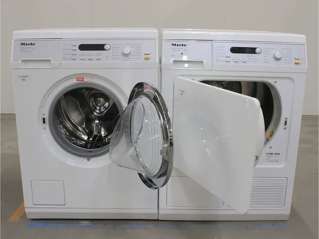 Miele v5848 softcare system wasmachine & miele t8847 softcare system droger - afbeelding 2 van  8