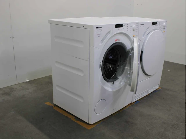 Miele w 1712 softcare system wasmachine & miele t 7744 c softcare system wasdroger - afbeelding 4 van  8