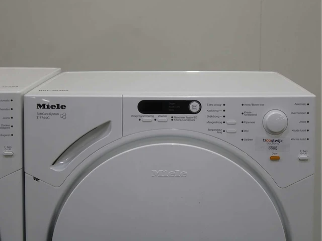 Miele w 1712 softcare system wasmachine & miele t 7744 c softcare system wasdroger - afbeelding 6 van  8
