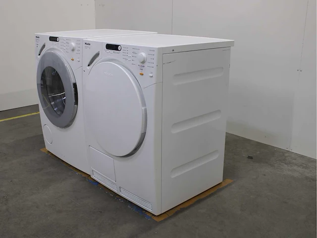 Miele w 1712 softcare system wasmachine & miele t 7744 c softcare system wasdroger - afbeelding 7 van  8