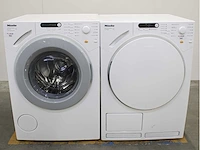 Miele w 1712 softcare system wasmachine & miele t 7744 c softcare system wasdroger - afbeelding 1 van  8