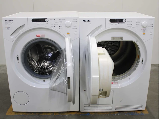 Miele w 1712 softcare system wasmachine & miele t 7744 c softcare system wasdroger - afbeelding 2 van  8
