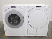 Miele w 1712 softcare system wasmachine & miele t 7744 c softcare system wasdroger - afbeelding 1 van  8