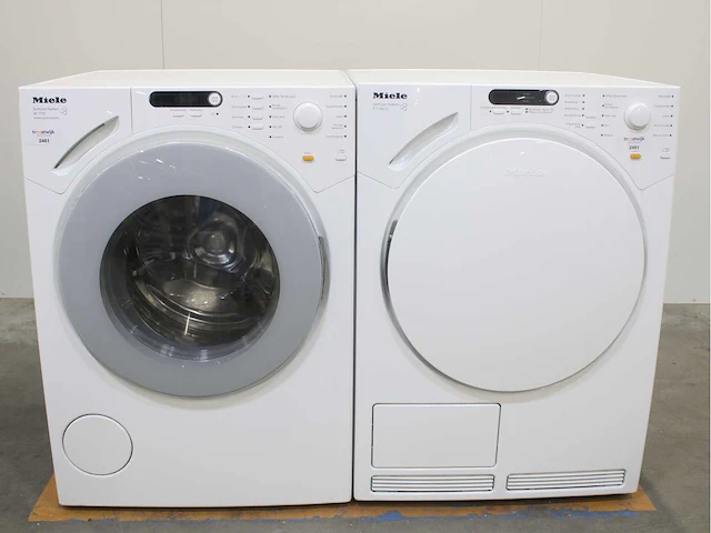 Miele w 1712 softcare system wasmachines & miele t 7748 c softcare system wasdrogers - afbeelding 1 van  8