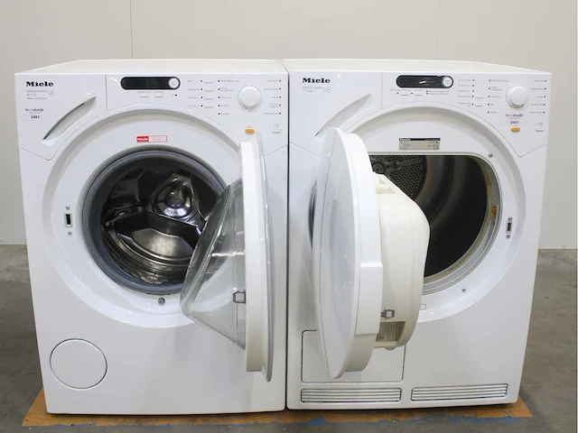Miele w 1712 softcare system wasmachines & miele t 7748 c softcare system wasdrogers - afbeelding 2 van  8