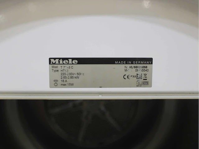 Miele w 1712 softcare system wasmachines & miele t 7748 c softcare system wasdrogers - afbeelding 8 van  8