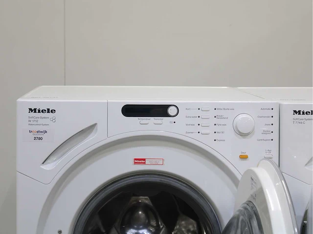 Miele w 1712 softcare system wasmachines & miele t 7748 c softcare system wasdrogers - afbeelding 3 van  8