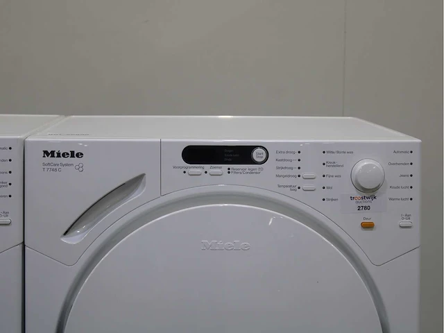 Miele w 1712 softcare system wasmachines & miele t 7748 c softcare system wasdrogers - afbeelding 6 van  8
