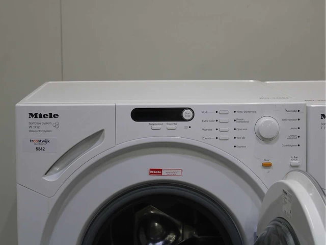 Miele w 1713 softcare system wasmachine & miele t 7744 c softcare system wasdroger - afbeelding 3 van  8