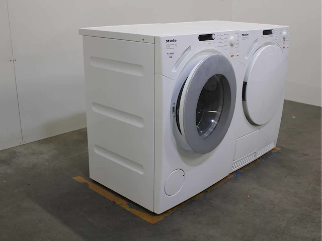 Miele w 1713 softcare system wasmachine & miele t 7744 c softcare system wasdroger - afbeelding 4 van  8