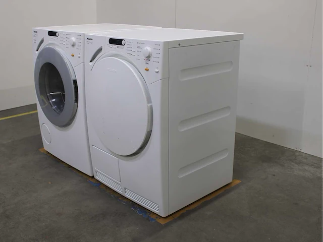 Miele w 1713 softcare system wasmachine & miele t 7744 c softcare system wasdroger - afbeelding 7 van  8