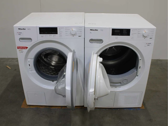 Miele w 1713 softcare system wasmachine & miele t 7748 c softcare system wasdroger - afbeelding 2 van  8