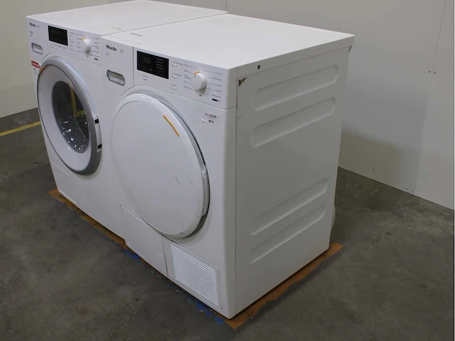 Miele w 1713 softcare system wasmachine & miele t 7748 c softcare system wasdroger - afbeelding 7 van  8