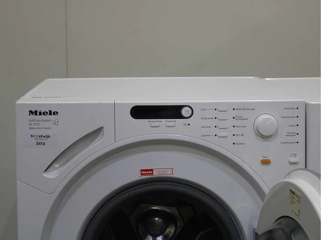Miele w 1713 softcare system wasmachine & miele t 7748 c softcare system wasdroger - afbeelding 3 van  8