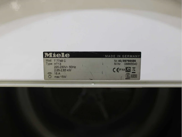 Miele w 1713 softcare system wasmachine & miele t 7748 c softcare system wasdroger - afbeelding 8 van  8