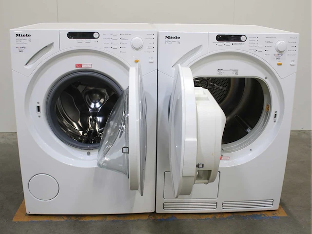 Miele w 1713 softcare system wasmachines & miele t 7744 c softcare system wasdrogers - afbeelding 2 van  8