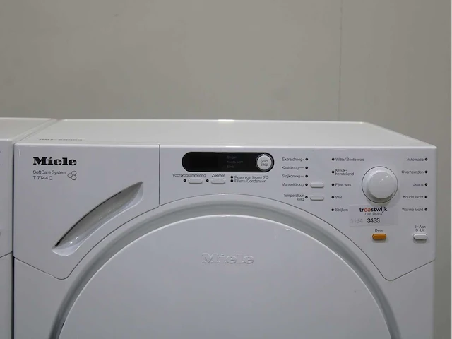 Miele w 1713 softcare system wasmachines & miele t 7744 c softcare system wasdrogers - afbeelding 6 van  8