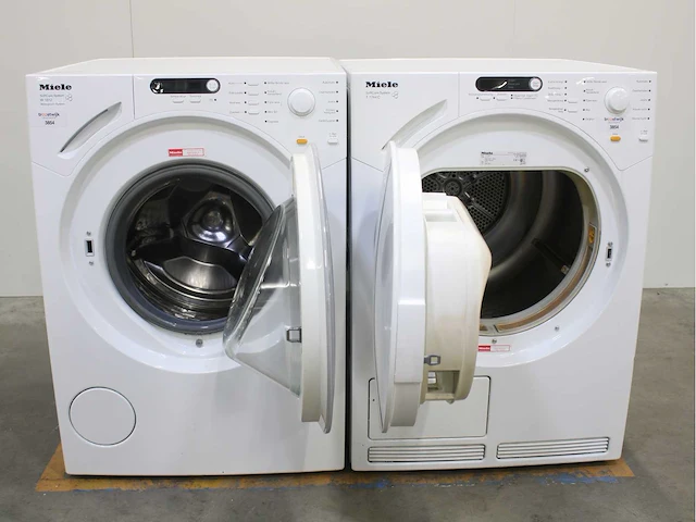 Miele w 1713 softcare system wasmachines & miele t 7744 c softcare system wasdrogers - afbeelding 2 van  8