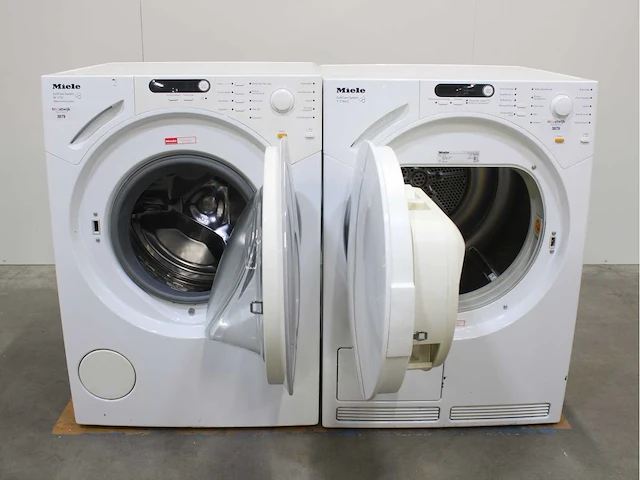 Miele w 1713 softcare system wasmachines & miele t 7744 c softcare system wasdrogers - afbeelding 2 van  8