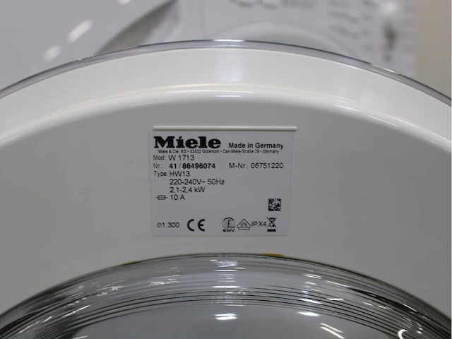 Miele w 1713 softcare system wasmachines & miele t 7744 c softcare system wasdrogers - afbeelding 5 van  8