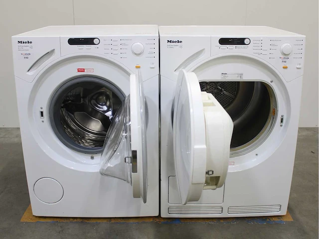 Miele w 1714 softcare system wasmachine & miele t 7744 c softcare system wasdroger - afbeelding 2 van  8