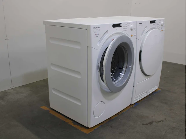 Miele w 1714 softcare system wasmachine & miele t 7744 c softcare system wasdroger - afbeelding 4 van  8