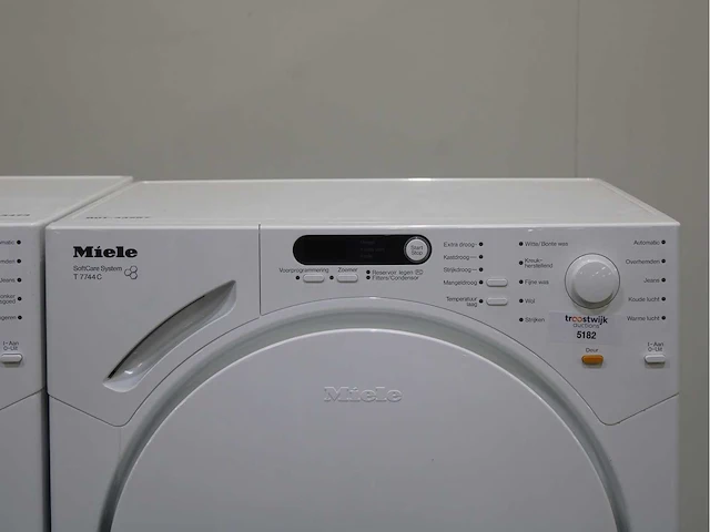 Miele w 1714 softcare system wasmachine & miele t 7744 c softcare system wasdroger - afbeelding 6 van  8