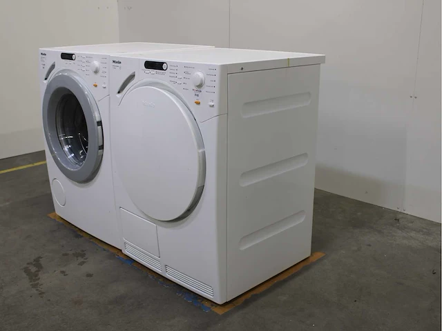 Miele w 1714 softcare system wasmachine & miele t 7744 c softcare system wasdroger - afbeelding 7 van  8