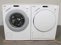 Miele w 1714 softtronic wasmachine & miele t 7744 c softcare system droger - afbeelding 1 van  8