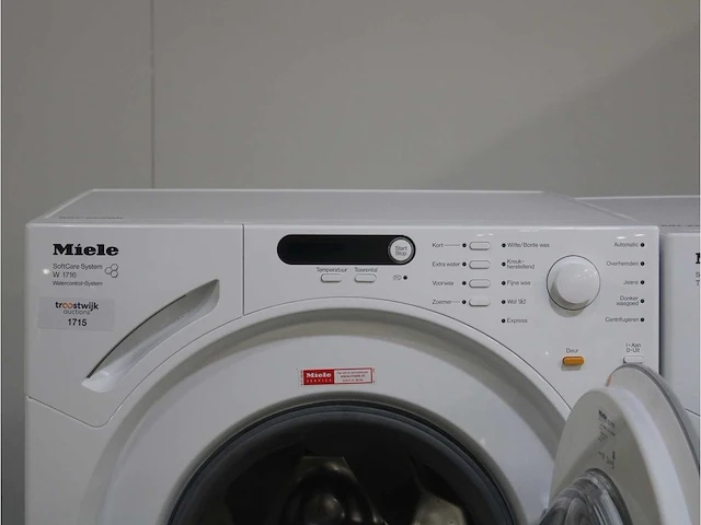 Miele w 1716 softcare system wasmachine & miele t 7748 c softcare system droger - afbeelding 3 van  8