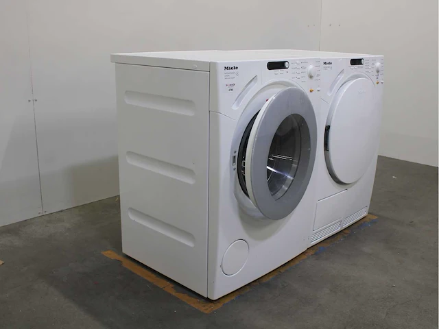 Miele w 1812 softcare system wasmachine & miele t 7748 c softcare system wasdroger - afbeelding 4 van  8