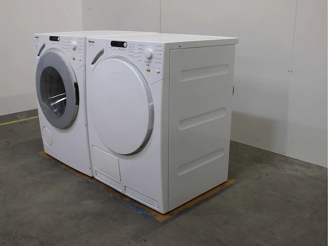 Miele w 1812 softcare system wasmachine & miele t 7748 c softcare system wasdroger - afbeelding 7 van  8