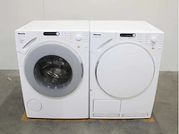 Miele w 1902 softcare system wasmachine & miele t 7950 wp ecocomfort wasdroger - afbeelding 1 van  8