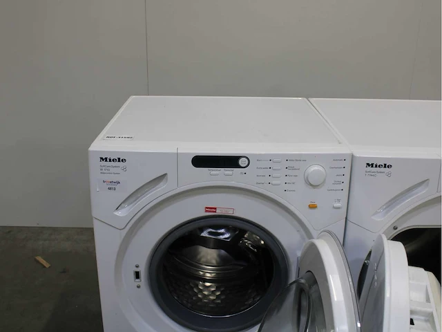 Miele w 1902 softcare system wasmachine & miele t 7950 wp ecocomfort wasdroger - afbeelding 3 van  8