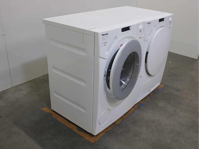 Miele w 1902 softcare system wasmachine & miele t 7950 wp ecocomfort wasdroger - afbeelding 4 van  8