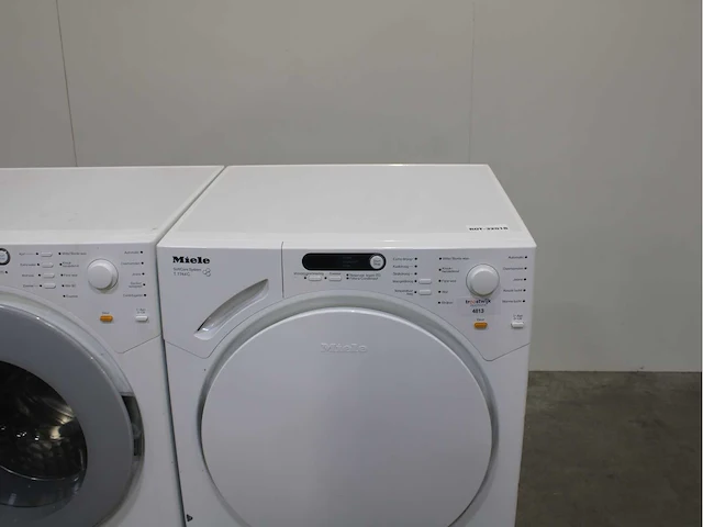 Miele w 1902 softcare system wasmachine & miele t 7950 wp ecocomfort wasdroger - afbeelding 6 van  8