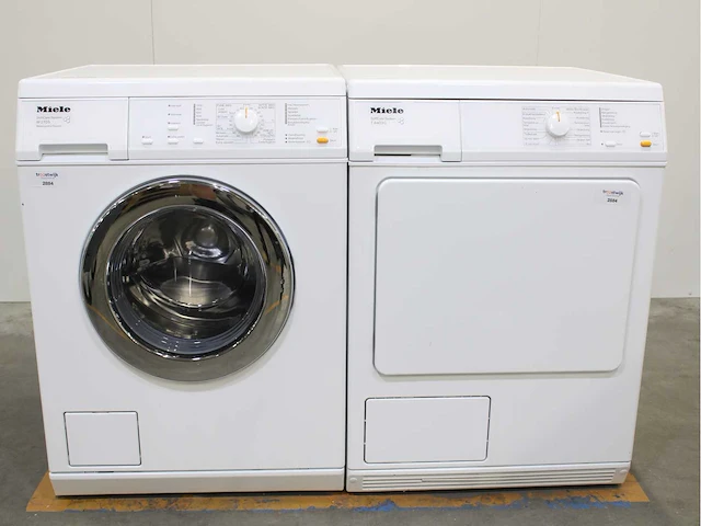 Miele w 2105 softcare system wasmachines & miele t 8403 c softcare system wasdrogers - afbeelding 1 van  8