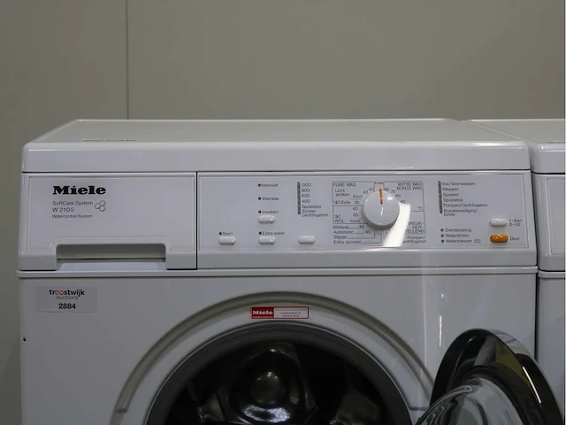 Miele w 2105 softcare system wasmachines & miele t 8403 c softcare system wasdrogers - afbeelding 3 van  8