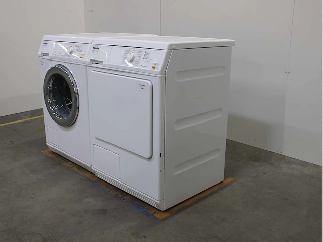 Miele w 3121 primavera wasmachine & miele t 8803 c softcare system wasdroger - afbeelding 7 van  8