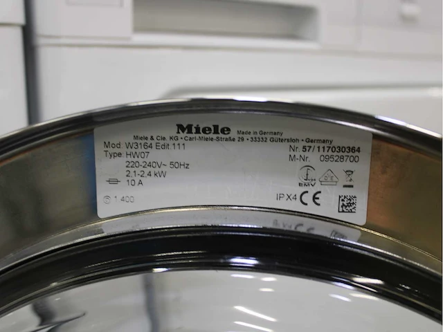 Miele w 3164 edition 111 wasmachine & miele t 8164 wp softcare system ecocomfort wasdroger - afbeelding 5 van  8