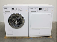 Miele w 3164 edition 111 wasmachine & miele t classic wasdroger - afbeelding 1 van  8