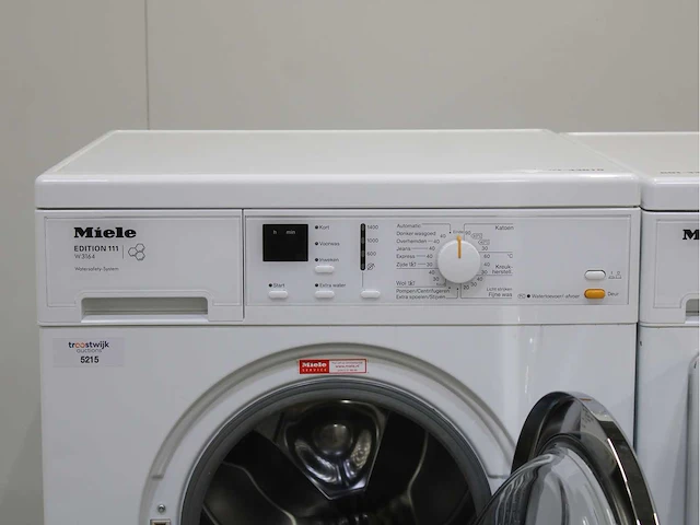 Miele w 3164 edition 111 wasmachine & miele t classic wasdroger - afbeelding 3 van  8
