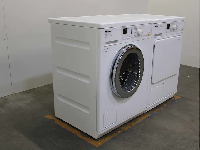 Miele w 3164 edition 111 wasmachine & miele t classic wasdroger - afbeelding 4 van  8