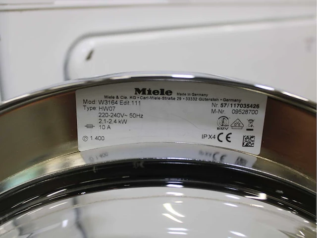 Miele w 3164 edition 111 wasmachine & miele t classic wasdroger - afbeelding 5 van  8