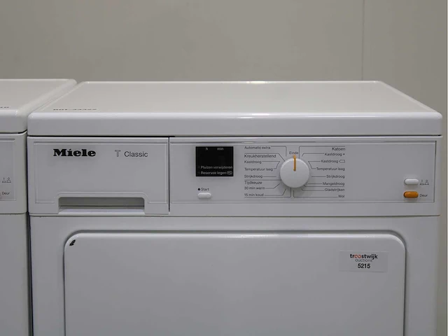 Miele w 3164 edition 111 wasmachine & miele t classic wasdroger - afbeelding 6 van  8