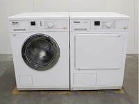 Miele w 3164 edition 111 wasmachine & miele t classic wasdroger - afbeelding 1 van  8